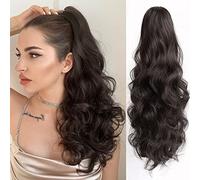Strrid 20 Inch Wavy Ponytail Synthetic Hair Clip On Ponytail Wig D-parts