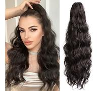 Strrid 22" Ponytail Extensions Ponytail Extensions Clip in Hair Extensions Ponytail Wig Wavy Synthetic Hair Wavy Synthetic Hair