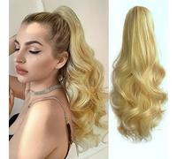 Strrid Ponytail Hair Extensions Clip in Hair Extensions Blonde Ponytail Hair Extensions Clip in Hair Extensions 20 Inch