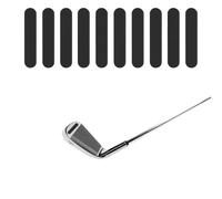strrng 10 Pcs Lead Tape Golf,Black Lead Tape,Adhesive Durable Golf LeadTape,Weighted 3g,for Sticks,Ping-Pong Paddle Tennis Badminton Racket Iron Putter,Enhance Center,Add Swing Weight (Black)
