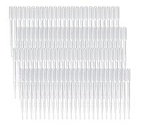 strrng 100 Pcs Pipette, 3ml Plastic Pipettes, Disposable Pipette Dropper, Transparent Measuring Transfer Pipettes, Eye Dropper, for Transferring Essential,Oils,Paints,Lab,Experiment