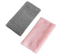 strrng 2 Pcs Japanese Exfoliating Shower Towel,Antibacterial Exfoliating Towel,Extra Long Deep ExfoliatingShower Towels,Body Scrubber for Cleaning and Massage for Men and Women (Black,Pink)