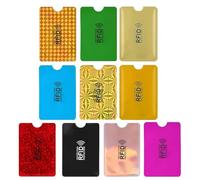 strrng 20 Pcs Colorful RFID Card Holder, Credit Card Protector, Credit Cards Holder RFID Blocking, Credits Cards Wallet, BankCard Protector, CardProtection Wallets, for Women and Men