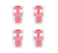 strrng 4 Pcs Bite Valve Replacement Sheath, Red Portable Reusable Silicone Bite Valve, Safe Nozzle Mouthpiece Replacement for Water Bladder, Compatible with Hydration Reservoirs.(Red)