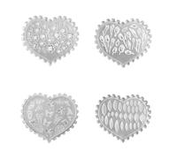 strrng 4 Pcs Polymer Clay Moulds,Floral,Butterfly,Rose,Leaf Air Dry Clay Molds,Reusable Silicone Jewellery Making Supplies,for Create Miniature Earrings and Charms,a Complete DIY Craft