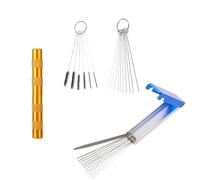 strrng 4 Set Carburetor Cleaning Kit,13 Cleaning Wires Set,10 cleaning Needles,5 Nylon Brushes Tool Kit,1 Gold Sharp Pick Tool,Stainless Steel Carb Cleaner Set,for cleaning Carburetor,Carbon Dirt Jet