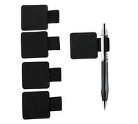 strrng 6 Pack Pen Loop, Notebook Pen Holder, Self adhesive Pen Holder, Pen Ring,Pen Loops Elastic Pen Holder Rectangular for Notebooks,for Notebooks, Diaries, Calendars, Tablets