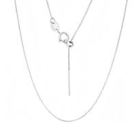 strrng 925 Silver Chain Sterling Silver Chains for Women Snake Chain Necklace Dainty Long Silvery Necklace Chains for Women Men Layering or Replacement Shine Jewelry Gifts(Length 45cm)