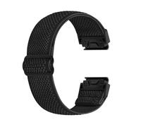 strrng Elastic Watch Strap,Black Braided Strap,22mm Sport Nylon Straps,Sliding Buckle elastic Adjustable Watch Band,Nylon Straps,Elastic nylon Bands,for Electronices Watch,Women Men,Sports,Travel.