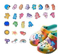 strrng Shoe Charms Decorations for Clogs,Anime Charm Shoes Accessorie Set,Diy Shoe Accessories Charms Gifts Boys Girls Teens Adults,Cute Kids Shoes Charm,Summer Clog Sandal Bracelet Badges Wristband