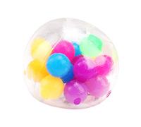 Strs Relief Balls for Kid Adult, Rainbow Squish Squeeze Ball, Special Squeeze Sensory Gift for Autism Teon Anxiety