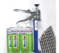 Strucsol Crack Stitch Repair Kit [Heavy Duty] (Medium) x10 bar, x5 Resin, x1 Heavy Duty applicator