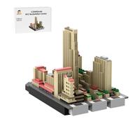 StrucToys Building Blocks for Adults,1/2000 Scale New York Midtown Manhattan Landmark MOC Model Kits,Famous Architecture for Office Decor