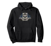 Structural Analysis Vintage Badge Engineer Retro Patch Pullover Hoodie