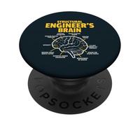 Structural Engineer Brain Funny Engineering PopSockets Adhesive PopGrip