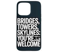 Structural Engineer Bridges Towers Skylines Engineering Case for iPhone 15 Pro Max