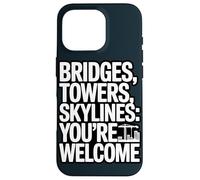 Structural Engineer Bridges Towers Skylines Engineering Case for iPhone 16 Pro