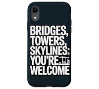 Structural Engineer Bridges Towers Skylines Engineering Case for iPhone XR