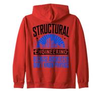 Structural Engineer Physics Engineering Zip Hoodie