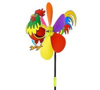 Structural Engineering Outdoor Three Cartoon Pattern Optional Windmill Children's Toy Dancing Wind (One Size)