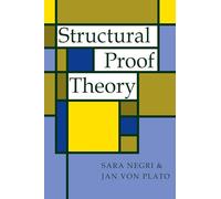 Structural Proof Theory