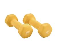 Structure Fitness ® Neoprene Hand Weights Dumbbell Set Iron with Anti-Slip Grip,Hex Edges,Water-Resistant Surface & Workout Poster-Weight Set for Home, Gym & Fitness (1.5kg X 2 = 3kg, Coral)