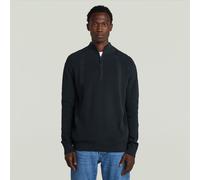 Structure Half Zip Knit - Dark blue - Men XS