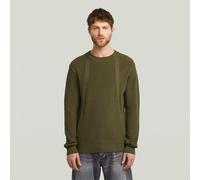 Structure Knit Pullover - Green - Men XL