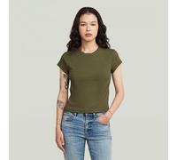 Structured Baby T-Shirt - Green - Women XL