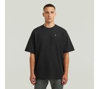 Structured Chest Logo T-Shirt - Black - Men XXL