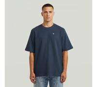 Structured Chest Logo T-Shirt - Dark blue - Men S