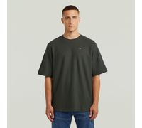 Structured Chest Logo T-Shirt - Grey - Men XXL