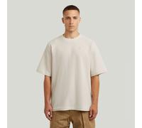 Structured Chest Logo T-Shirt - White - Men XXL