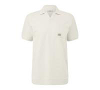 Structured Cotton Blend Polo s.Oliver Beige 2XL