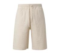 Structured Cotton Jersey Bermuda Shorts s.Oliver Beige 2XL