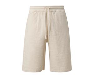 Structured Cotton Jersey Bermuda Shorts s.Oliver Beige 3XL