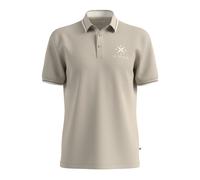 Structured Cotton Piqué Polo with Front Print s.Oliver Beige M