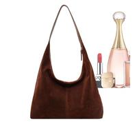 Structured Hobo Bag - Fringe Textured Hobo Bag, Vegan Leather Hobo Bag | Handbag, Handbag, Light Brown Textured Hobo Bag, Casual Shoulder Bag For Women, marrón, Consulte la descripción