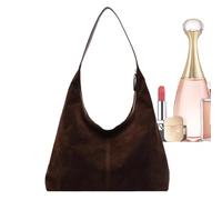 Structured Hobo Bag - Fringe Textured Hobo Bag, Vegan Leather Hobo Bag | Handbag, Handbag, Light Brown Textured Hobo Bag, Casual Shoulder Bag For Women, coffee, Consulte la descripción