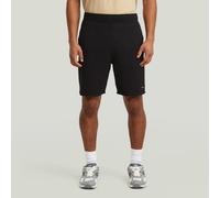Structured Jersey Short - Black - Men XXL