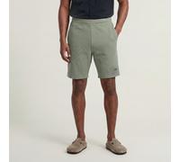 Structured Jersey Shorts - Green - Men XL