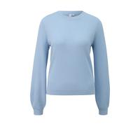 Structured Knit Cotton Viscose Jumper Women QS Bleu XS