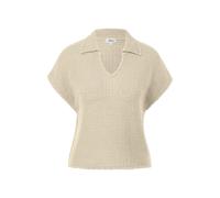 Structured Knit V-Neck Pull Over with Wide Sleeves for Women s.Oliver Beige 34