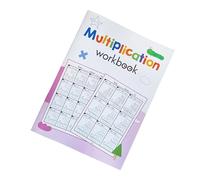 Structured Math Learning Book for Multiplication - Division Friendly Paper - Calculating Skills Workbook for Graduated Difficulty