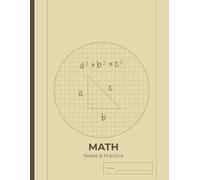 Structured Math Notebook: 5 mm Grid Paper for Algebra, Geometry & Trigonometry