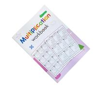 Structured Math Practice Book for Multiplication and Division - Practice Friendly Paper - Math Practice Book with Graduated Difficulty