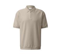 Structured Polo in Cotton Blend with Zip s.Oliver Beige 2XL