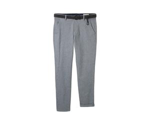 Structured Straight Chino Trousers Tom Tailor Denim Blanc 33x34