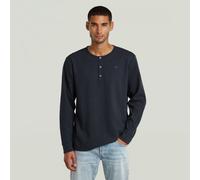 G-star Structured Tweeter Granddad Long Sleeve T-shirt Blue 2XL Men