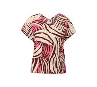 Structured V-Neck T-Shirt with Relaxed Fit for Women s.Oliver Rose 44
